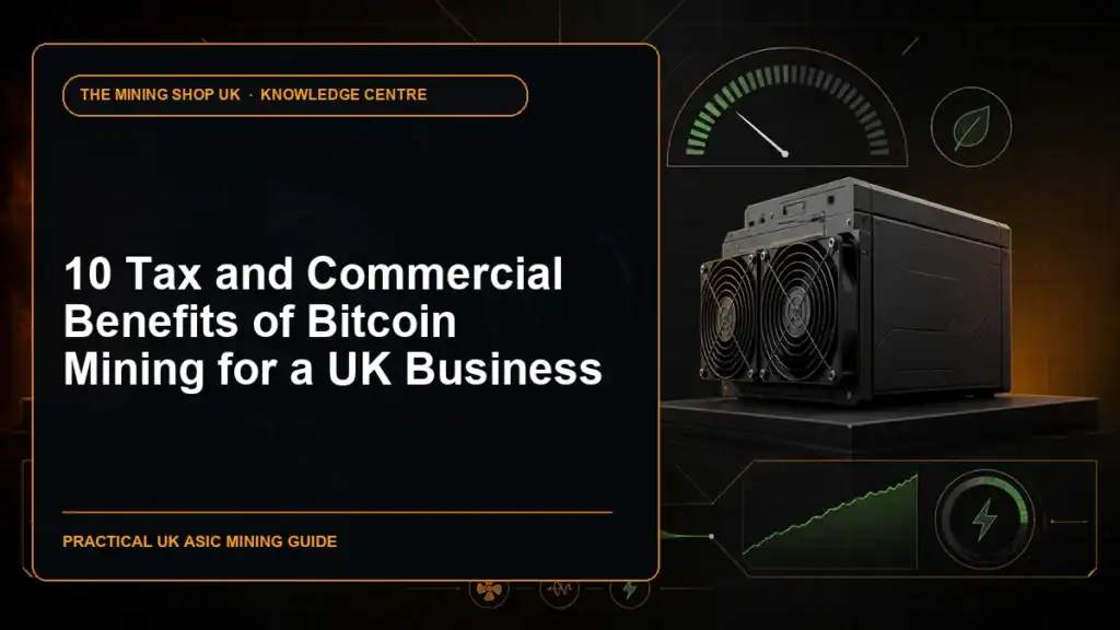 10 Tax and Commercial Benefits of Bitcoin Mining for a UK Business illustrated guide cover
