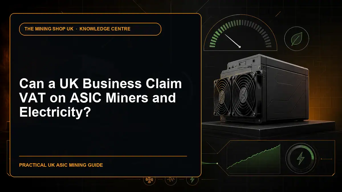 Can a UK Business Claim VAT on ASIC Miners and Electricity? illustrated guide cover