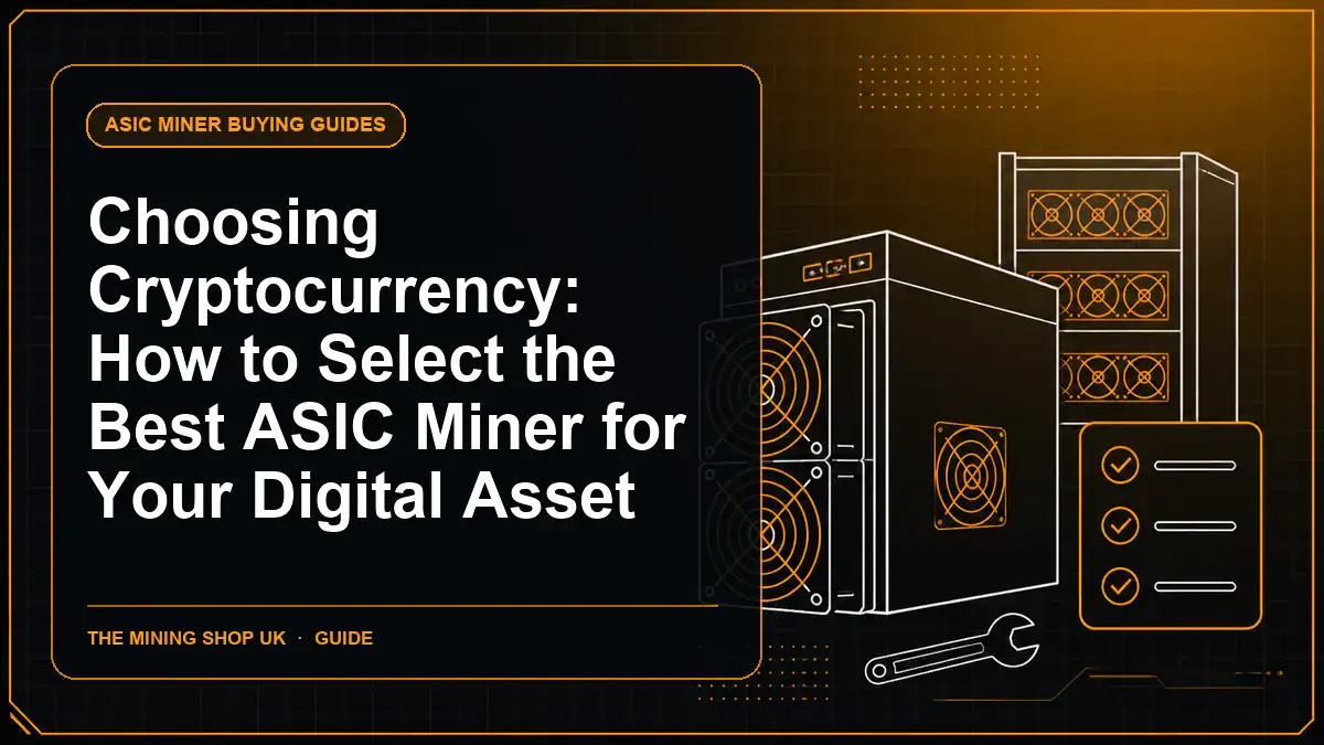 Choosing Cryptocurrency: How to Select the Best ASIC Miner for Your Digital Asset guide cover