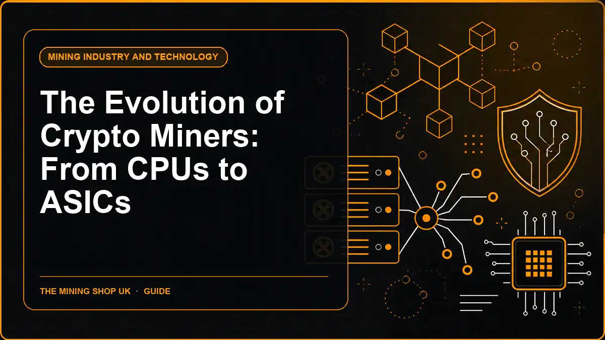 The Evolution of Mining Hardware: From CPUs to ASICs