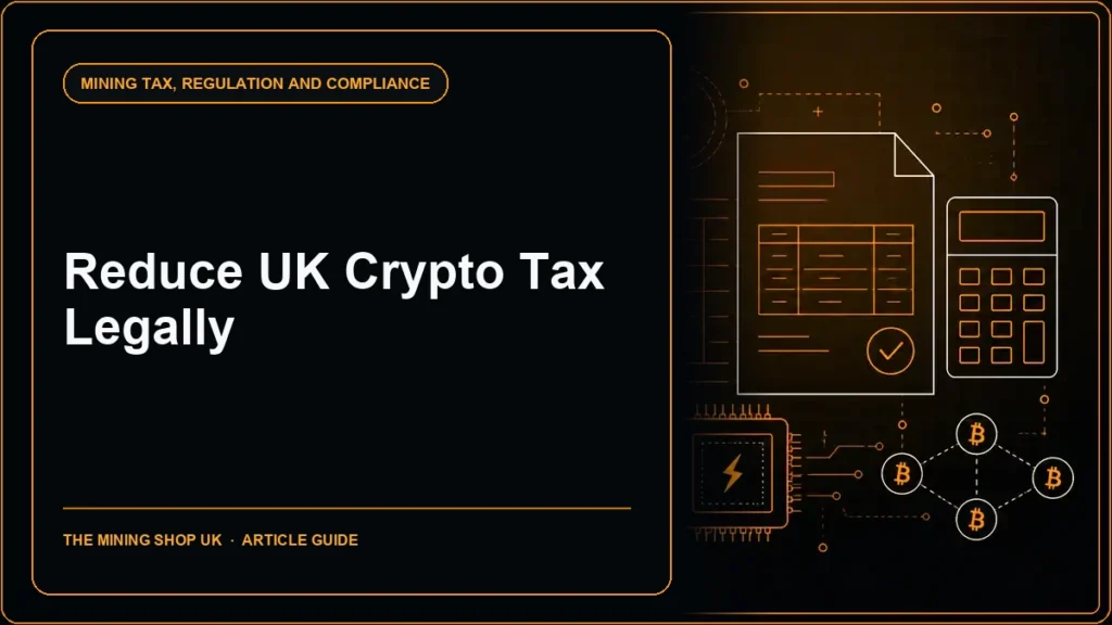 reduce UK crypto tax legally guide cover