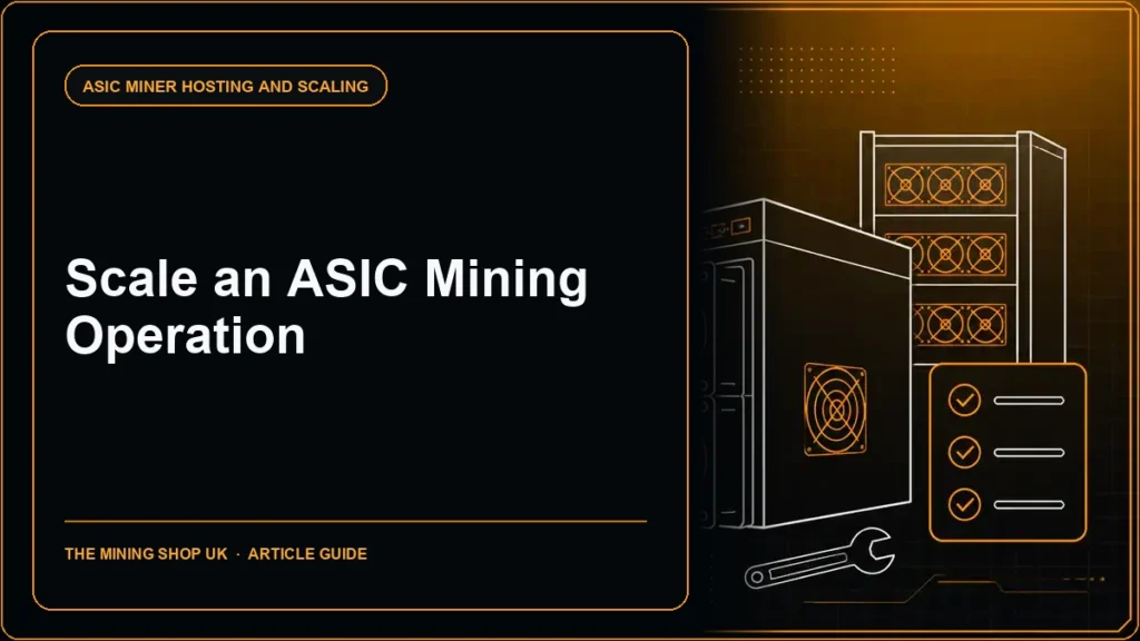 scaling an ASIC mining operation guide cover