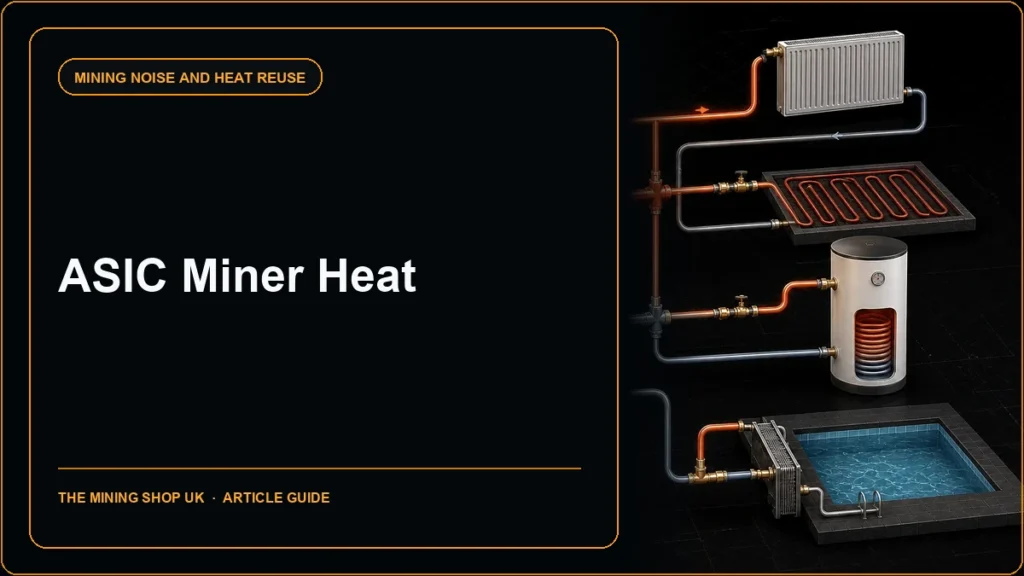 ASIC miner heat guide cover