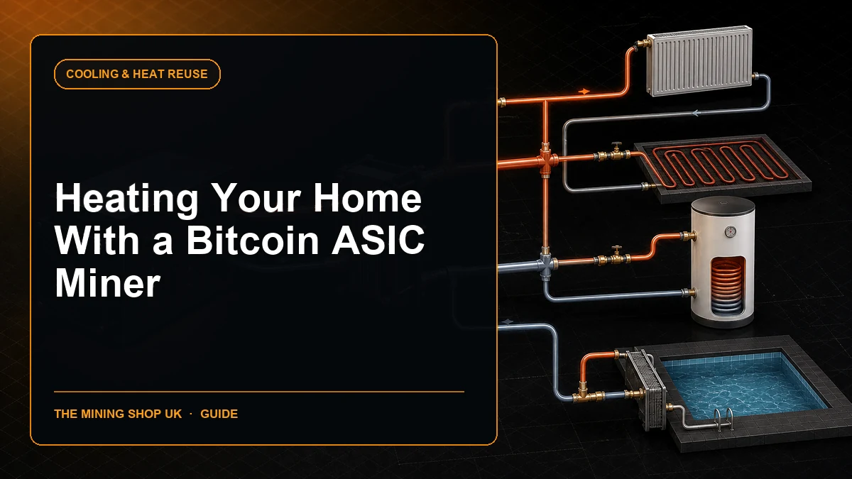 ASIC miner heat guide cover