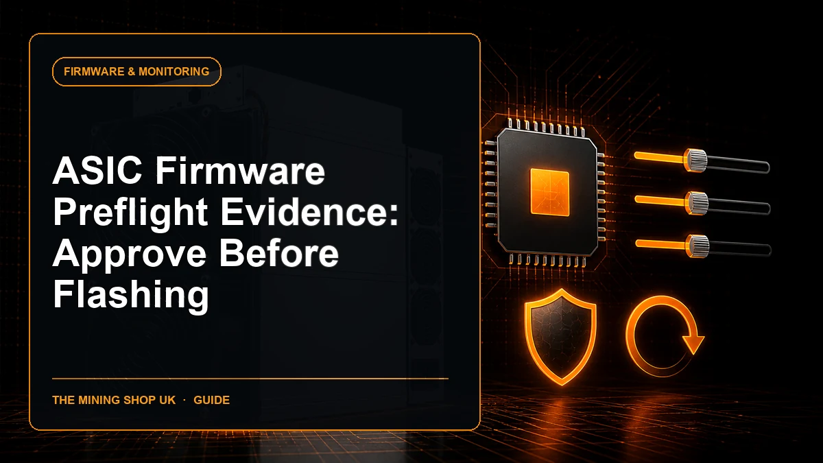 ASIC firmware preflight evidence guide cover