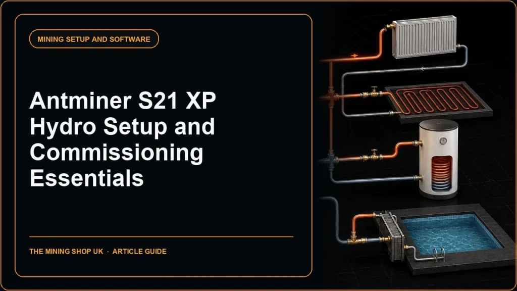 Antminer S21 XP Hydro setup guide cover