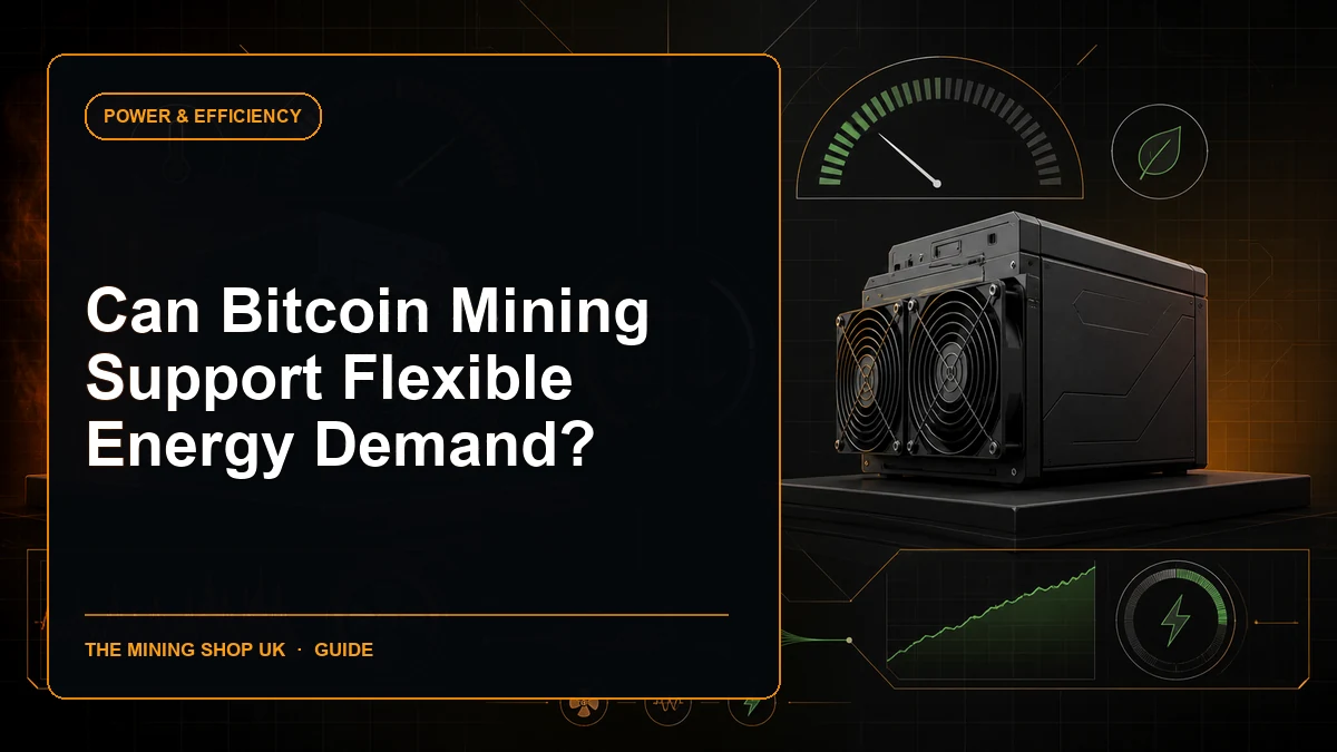 Bitcoin mining as a flexible load guide cover