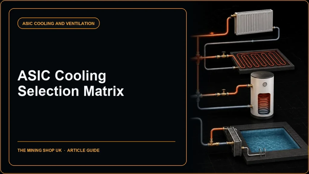 ASIC cooling selection matrix guide cover