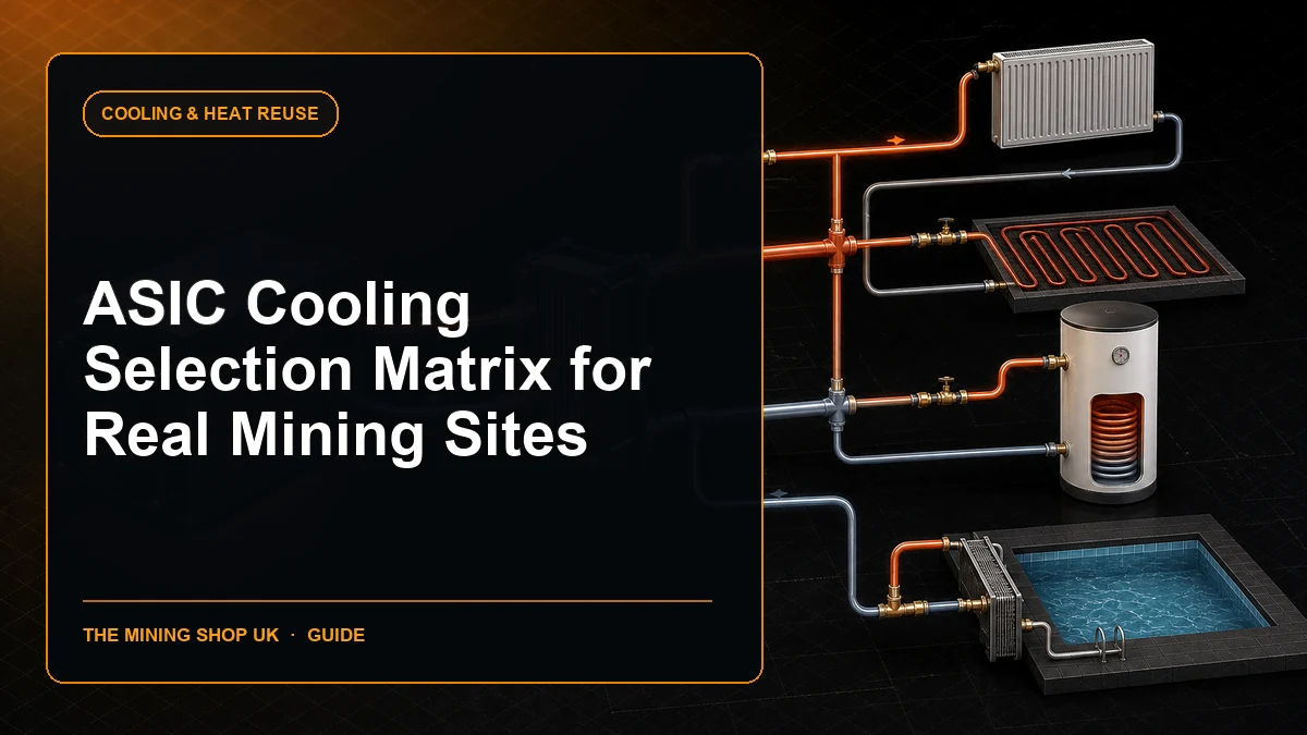 ASIC cooling selection matrix guide cover