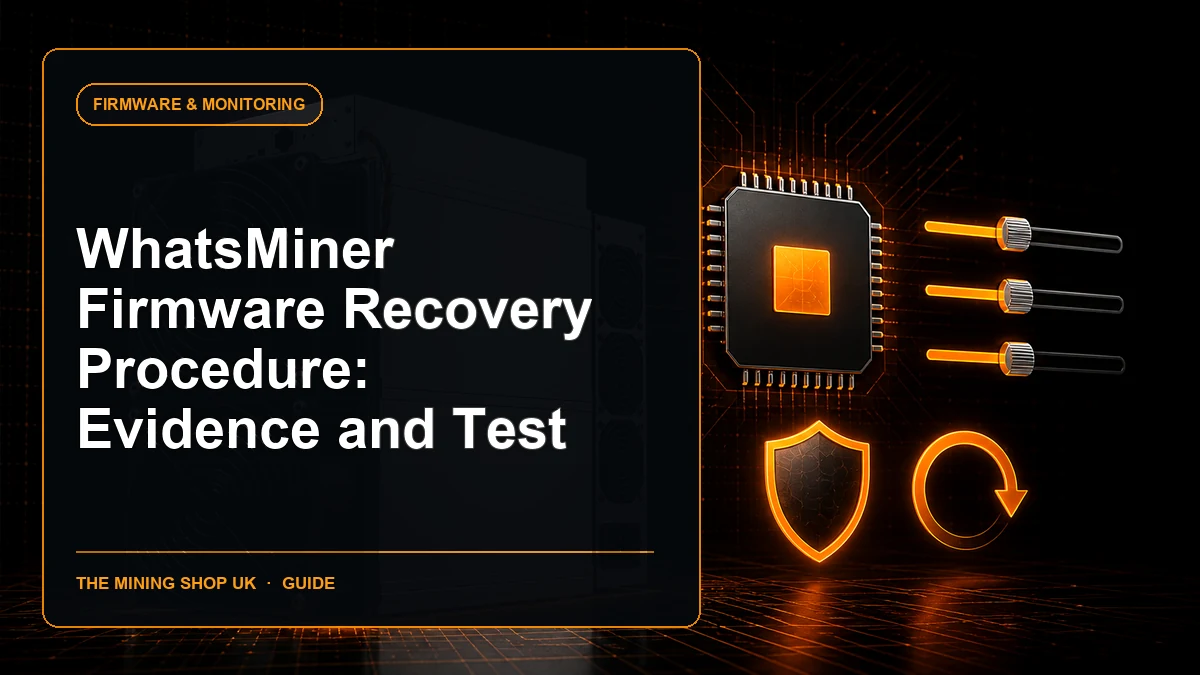 WhatsMiner firmware recovery procedure guide cover
