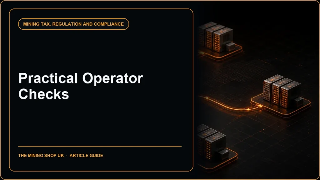 UK Bitcoin mining compliance guide cover