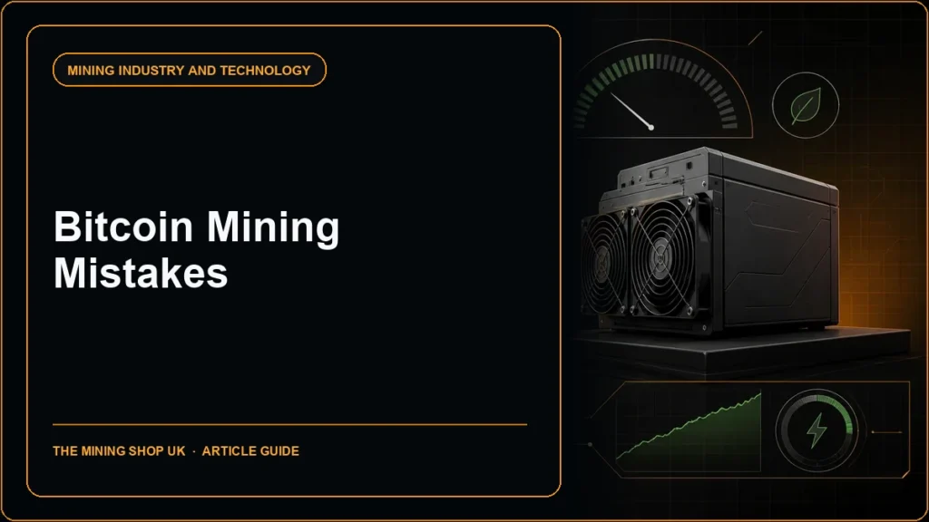 Bitcoin mining mistakes guide cover
