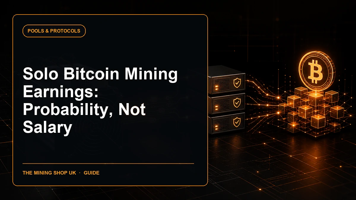 solo Bitcoin mining earnings guide cover