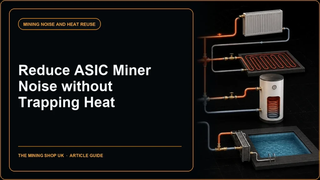 reduce ASIC miner noise guide cover