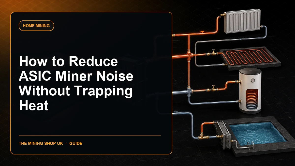 reduce ASIC miner noise guide cover