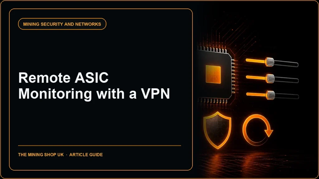remote ASIC monitoring with a VPN guide cover