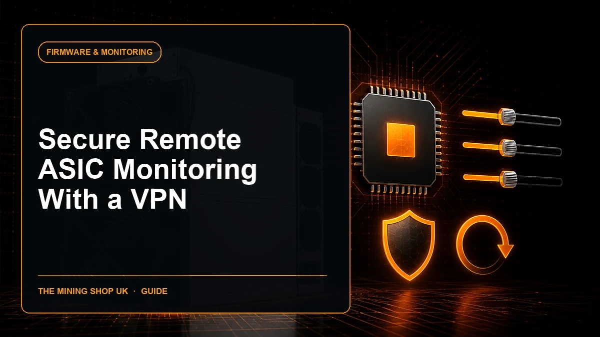 remote ASIC monitoring with a VPN guide cover