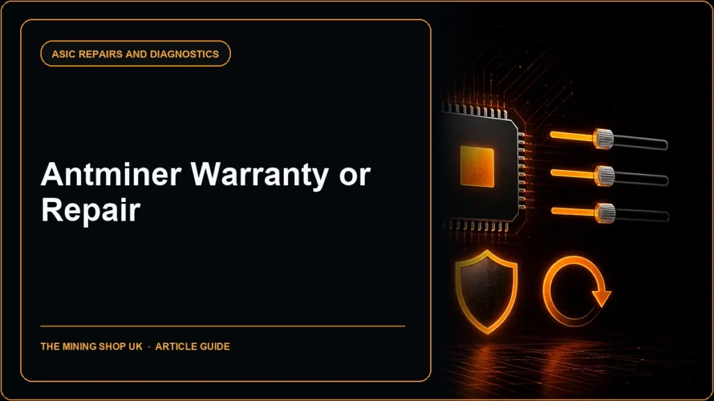 Antminer warranty or repair guide cover