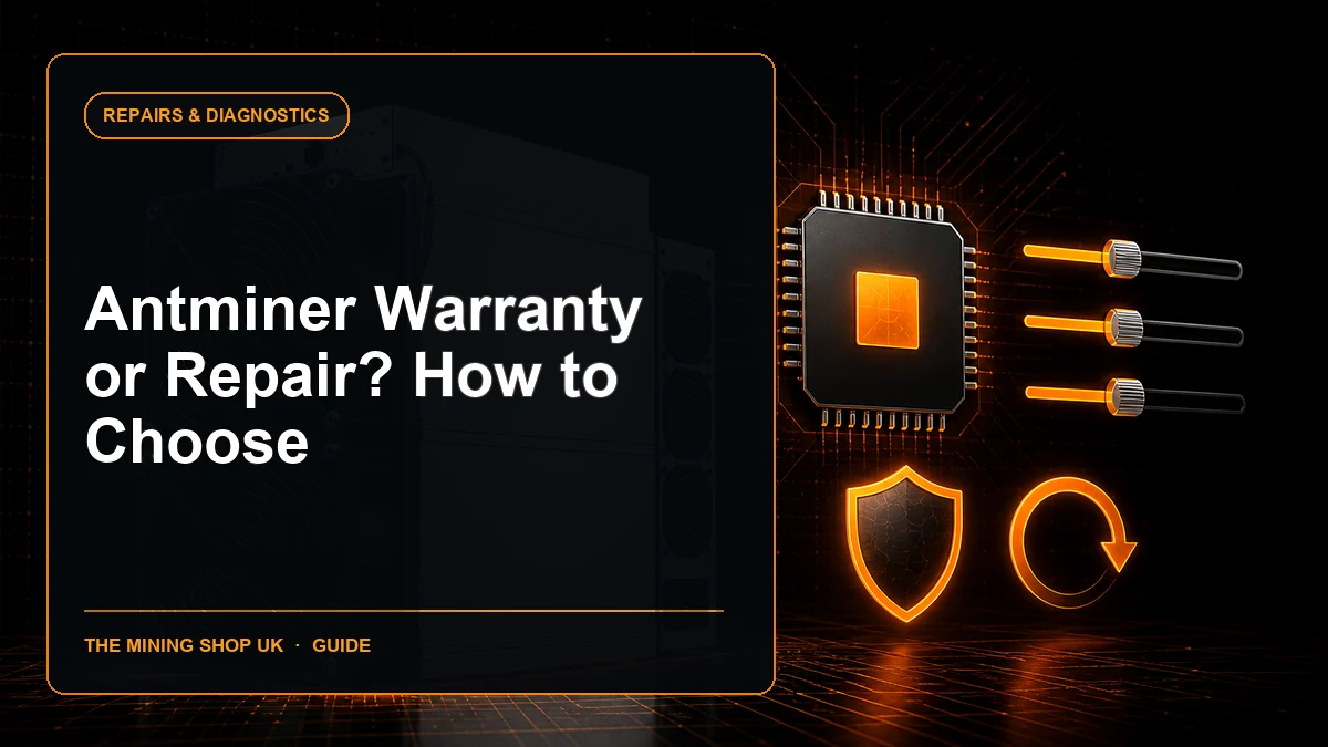 Antminer warranty or repair guide cover