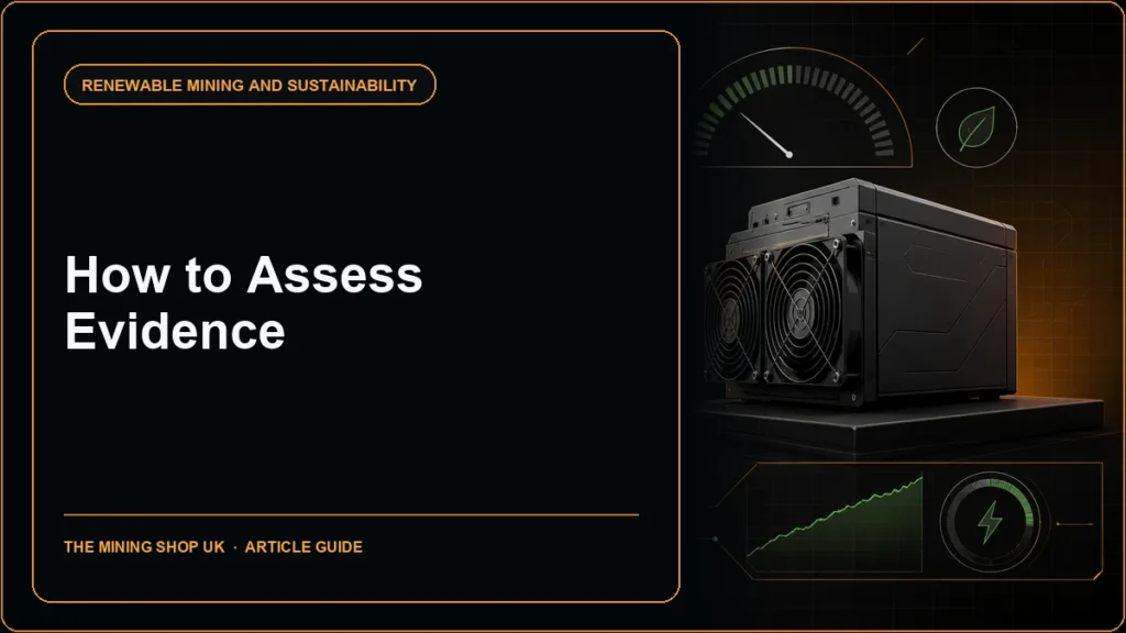 Bitcoin mining energy claims guide cover