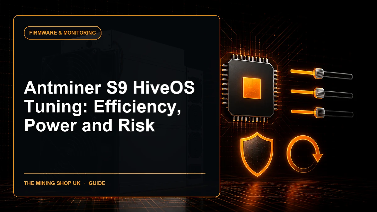 Antminer S9 HiveOS tuning guide cover