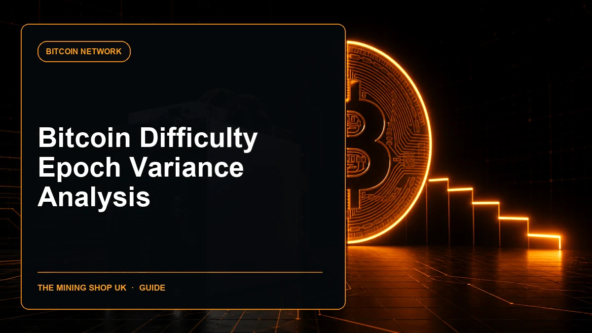 Bitcoin difficulty epoch variance analysis guide cover