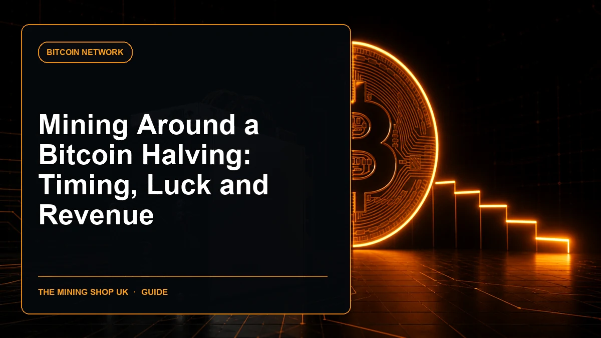 mining around a Bitcoin halving guide cover