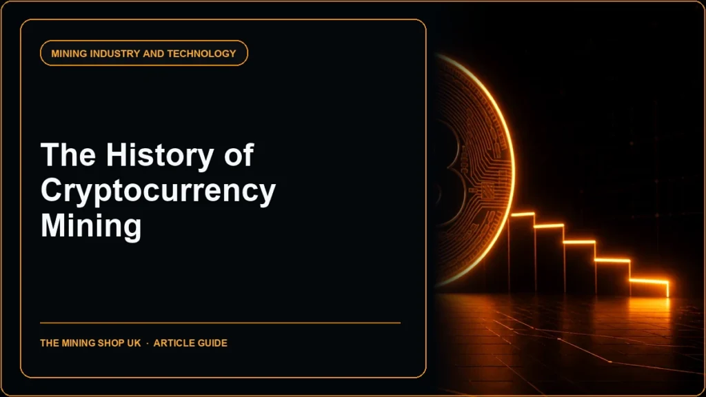 history of cryptocurrency mining guide cover