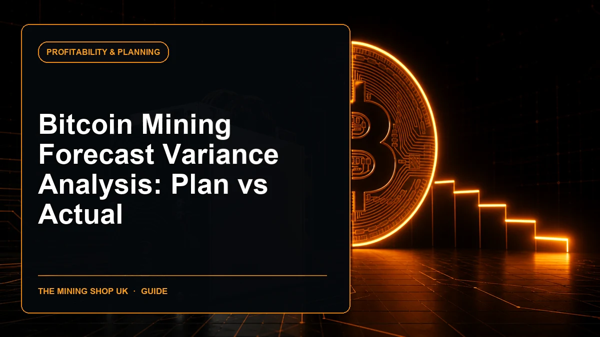 Bitcoin mining forecast variance analysis guide cover