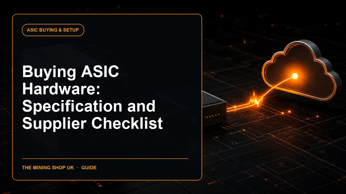 buying ASIC mining hardware guide cover
