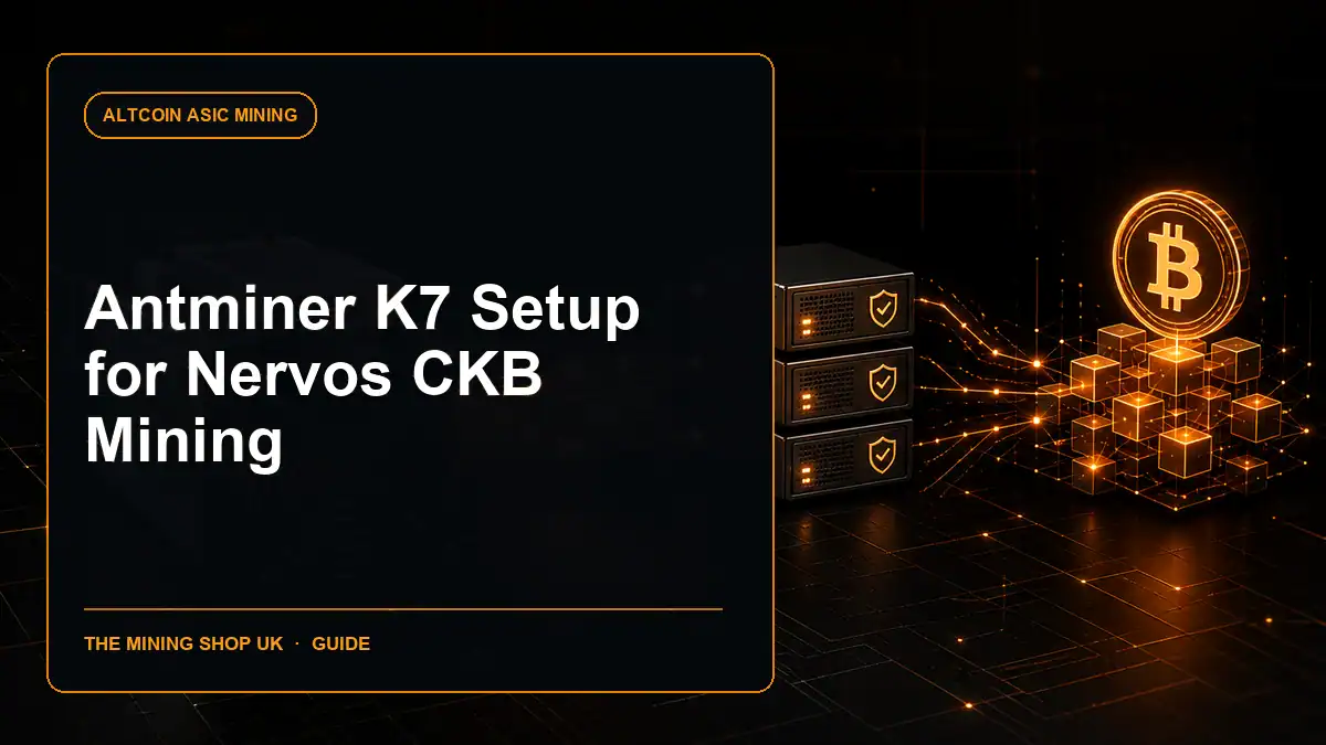 Antminer K7 commissioning guide cover