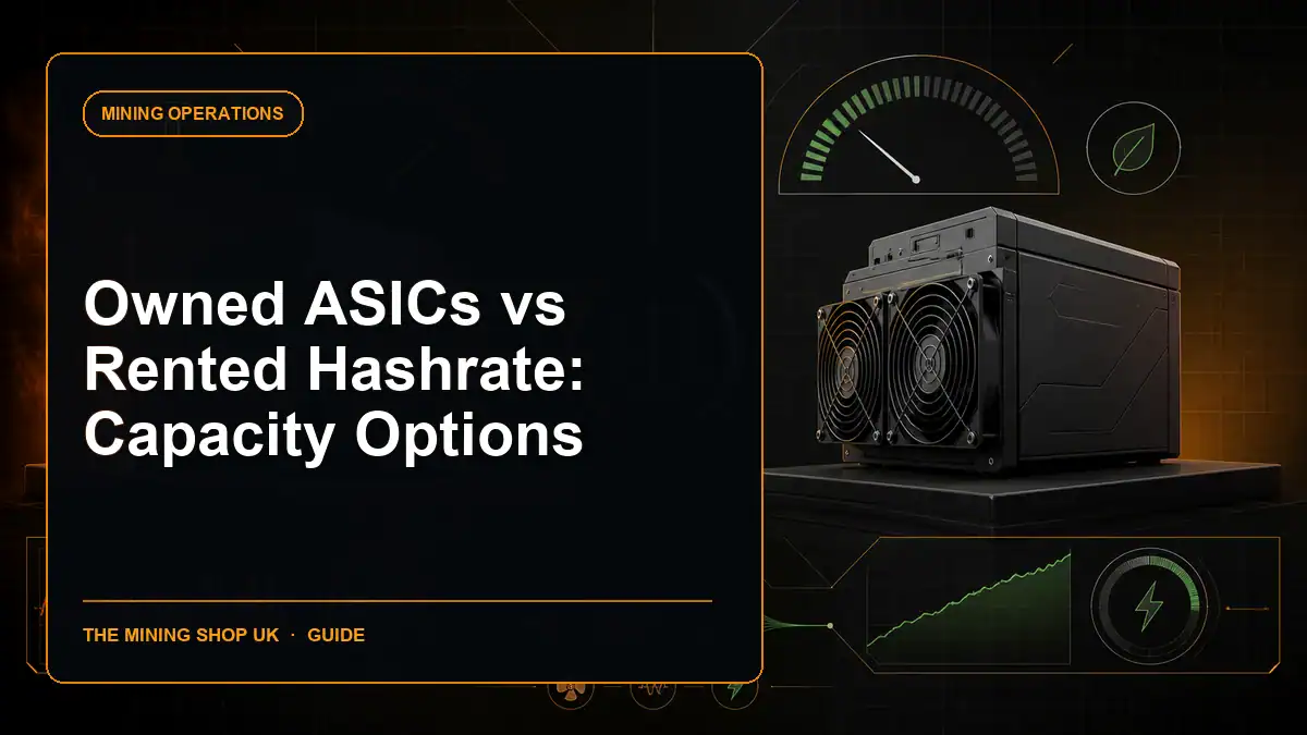 owned ASICs vs rented hashrate guide cover