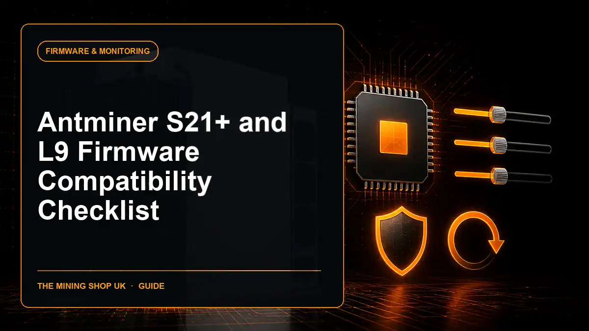 Antminer S21 and L9 firmware compatibility guide cover