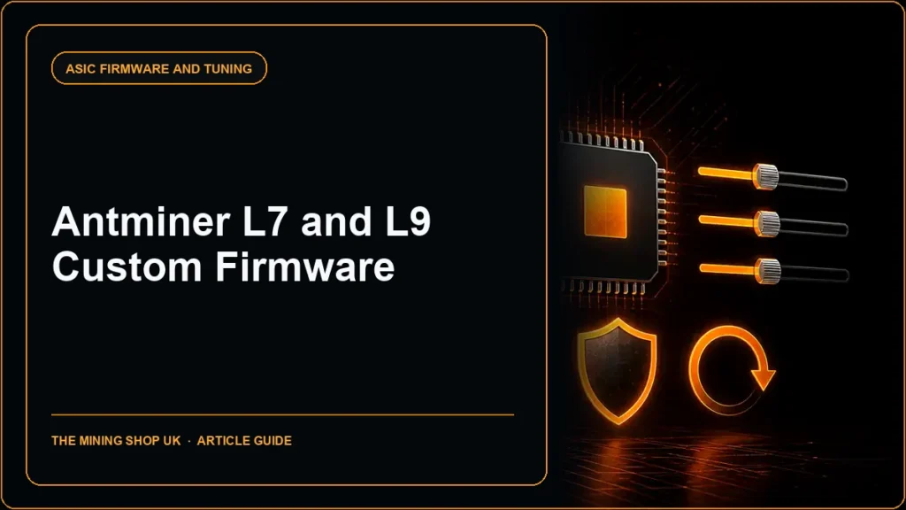 Antminer L7 and L9 custom firmware guide cover