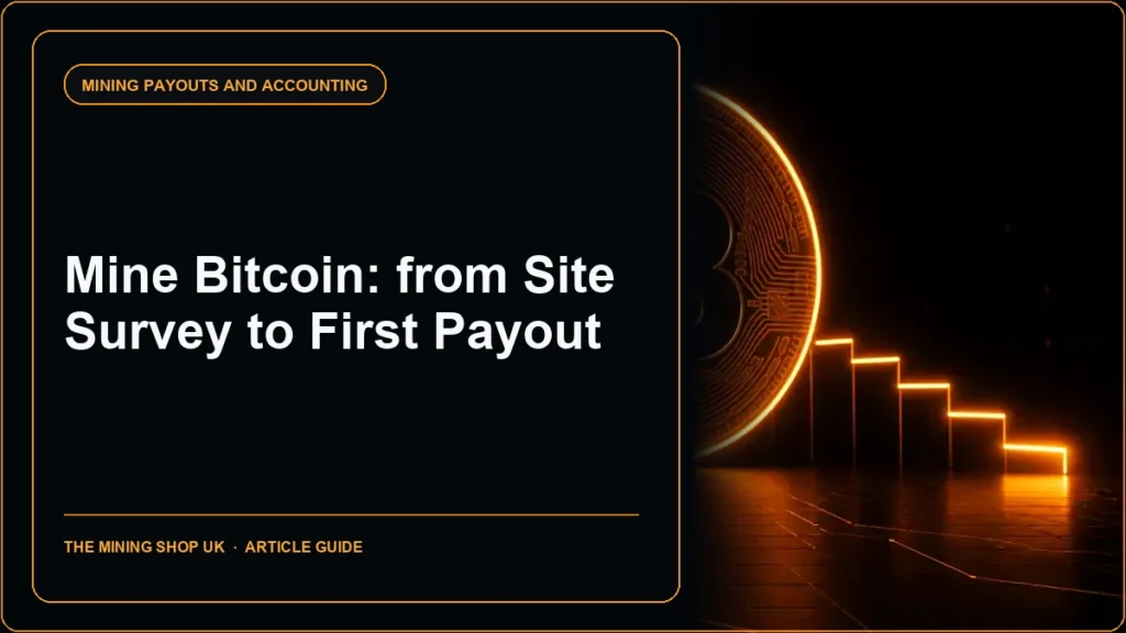 Bitcoin mining first payout process guide cover
