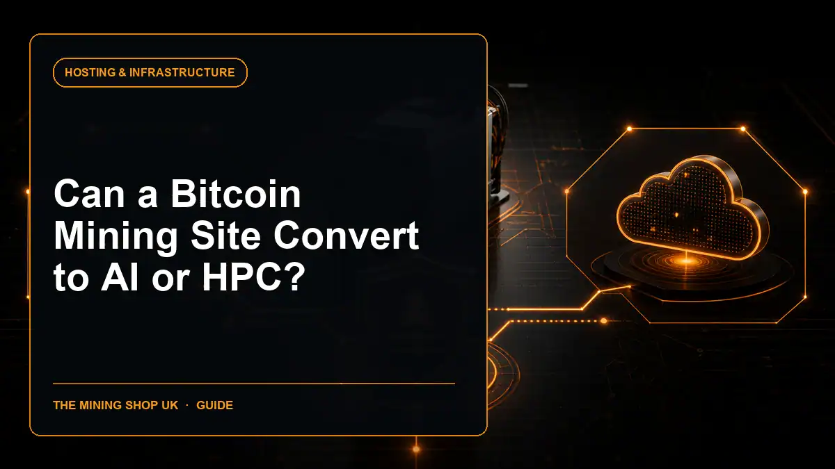 Bitcoin mining site to AI conversion guide cover