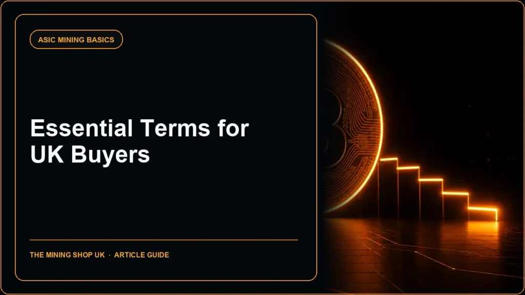 ASIC mining terms glossary guide cover
