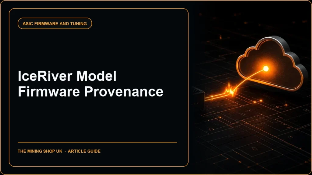 IceRiver model firmware provenance guide cover