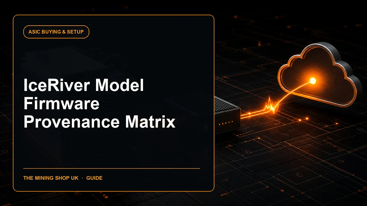 IceRiver model firmware provenance guide cover