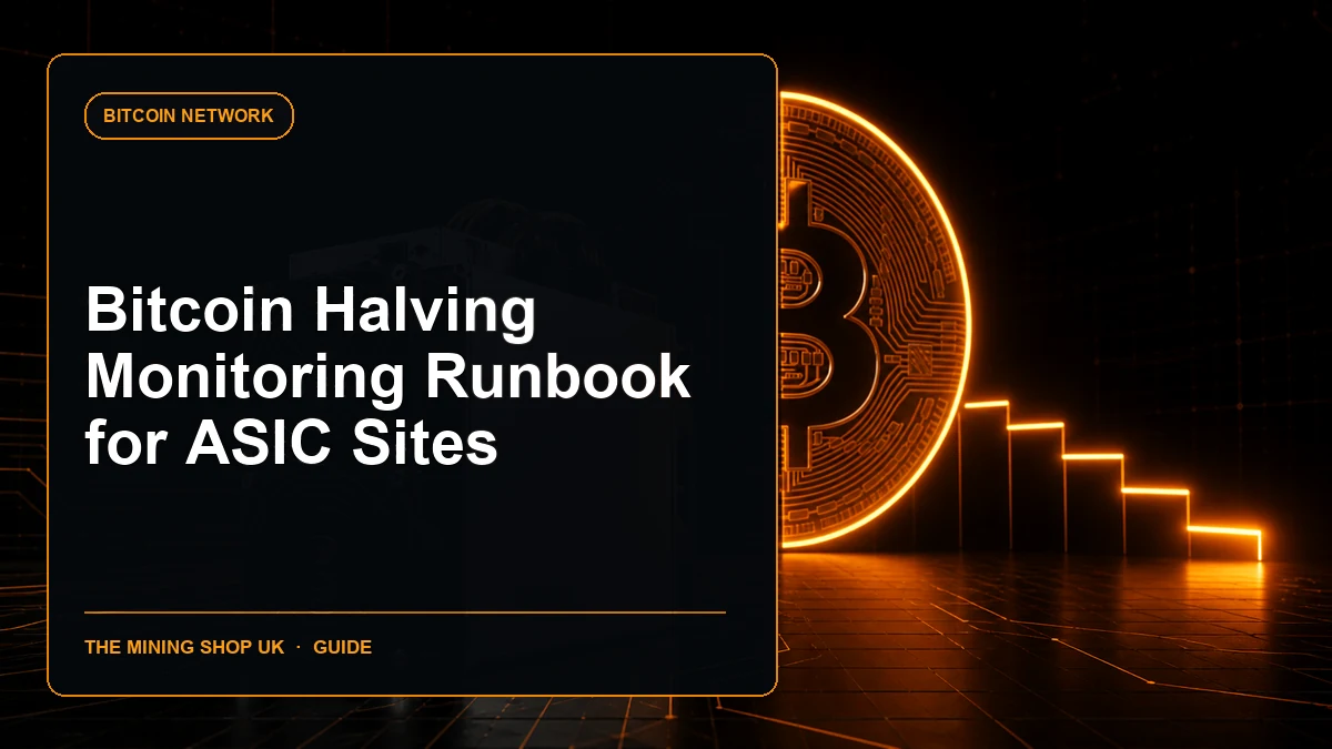 Bitcoin halving monitoring runbook guide cover