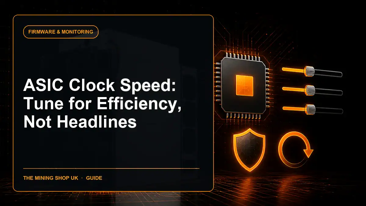 ASIC clock speed tuning guide cover