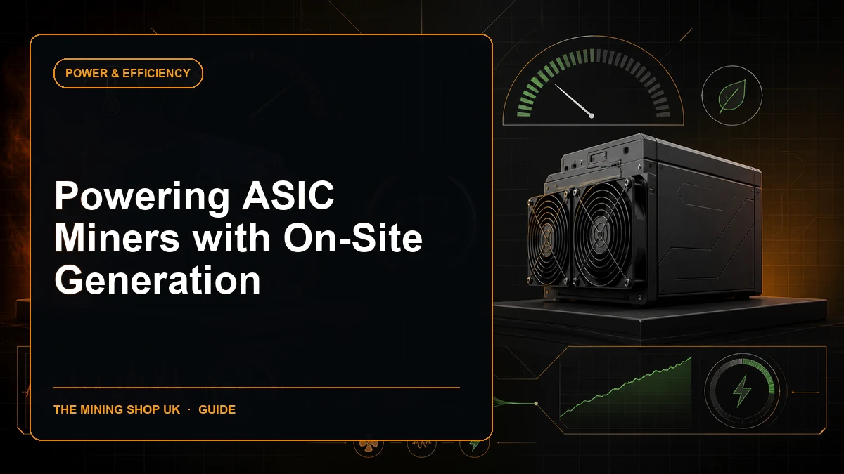 on-site power for ASIC miners guide cover
