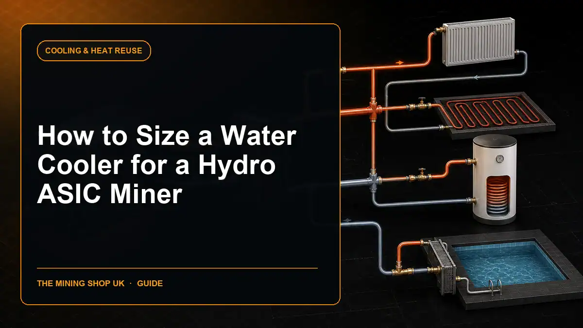 hydro ASIC water cooler sizing guide cover
