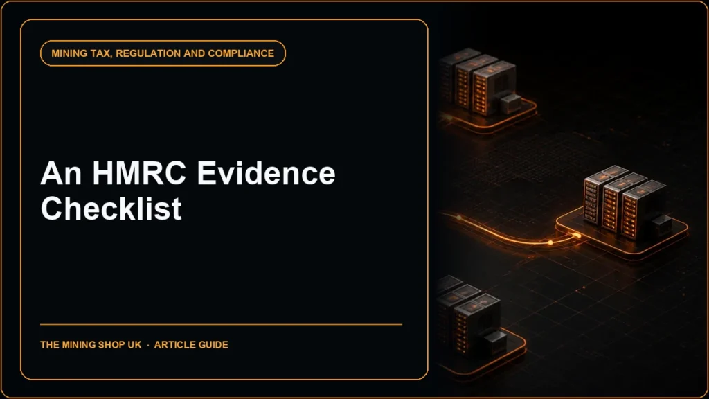 UK Bitcoin mining record keeping guide cover