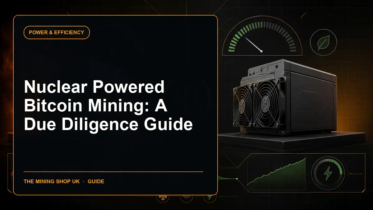 nuclear powered Bitcoin mining due diligence guide cover