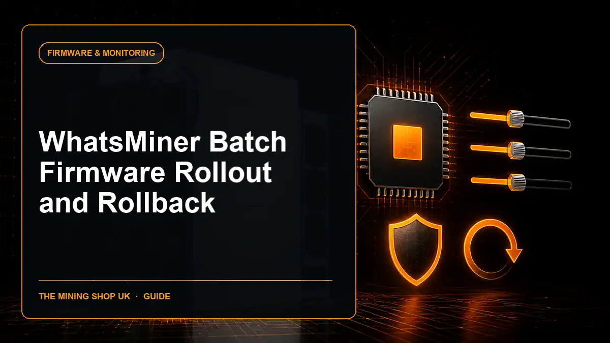WhatsMiner batch firmware rollout guide cover
