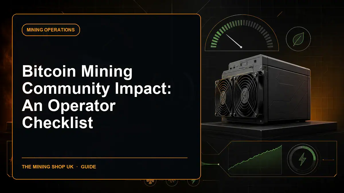 Bitcoin mining community impact assessment guide cover