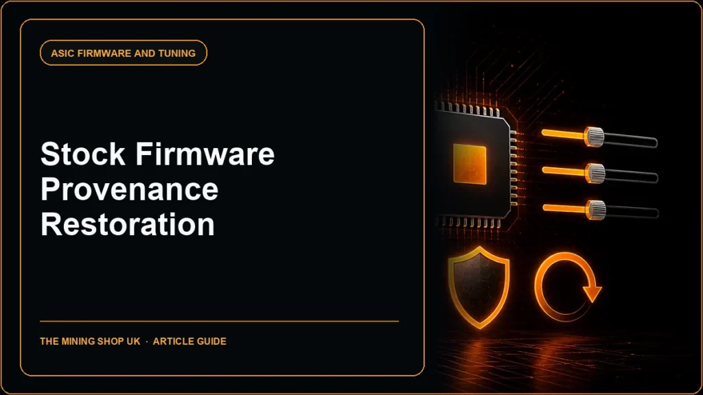 stock firmware provenance restoration guide cover