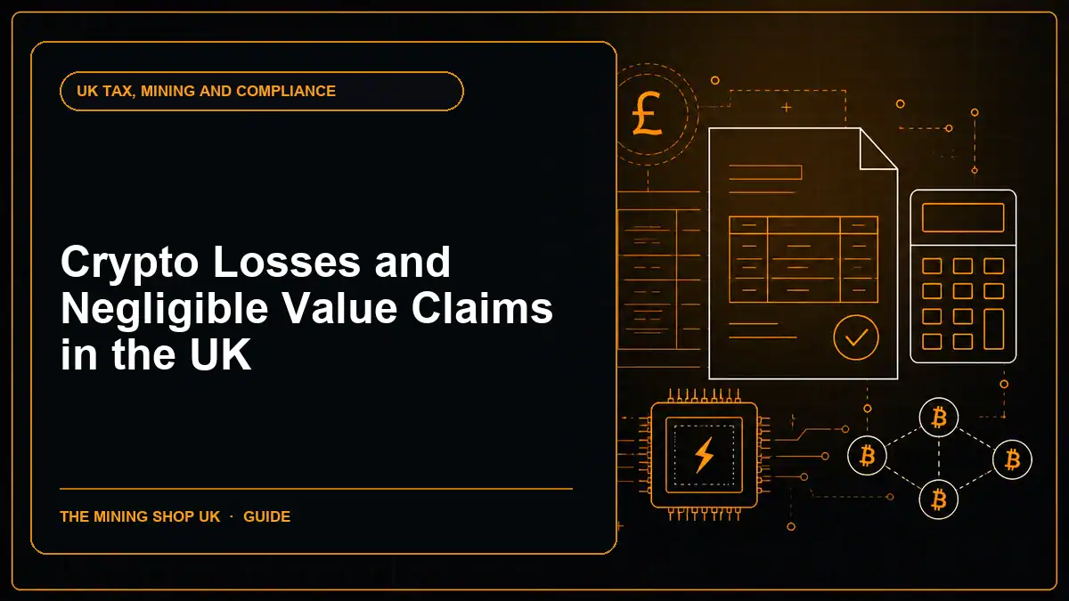 Crypto Losses and Negligible Value Claims in the UK illustrated UK tax guide cover