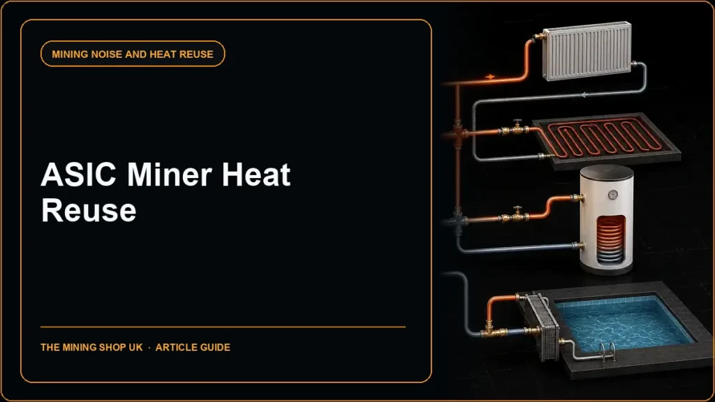 ASIC miner heat reuse guide cover